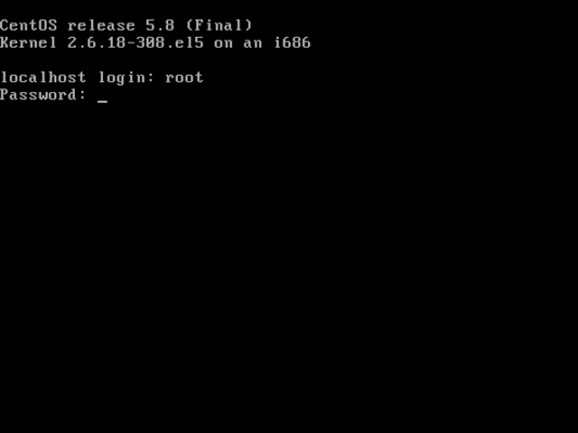 CentOS 5.8 i386官方正式版系统(32位)