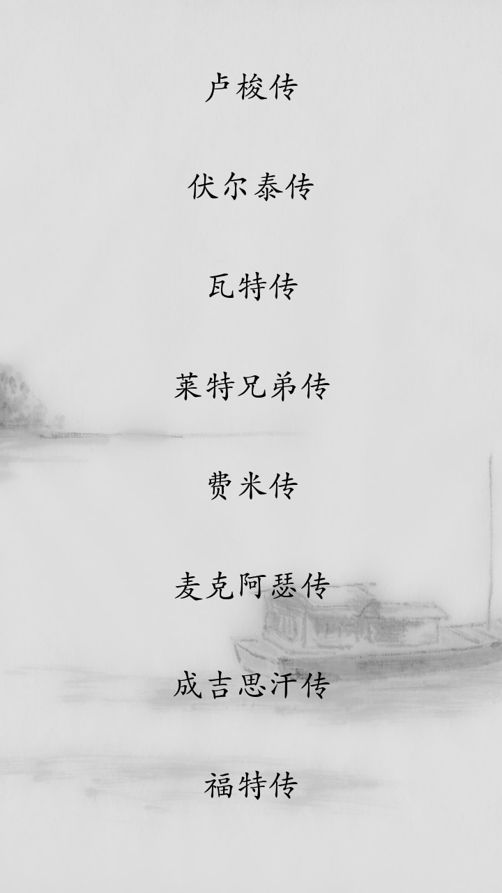 名人传记 v1.0