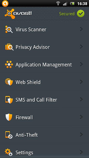 avast手机安全 avast Mobile Security v6.1.3