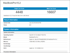 首发i7-8559U!2018款苹果MacBook Pro跑分首曝光