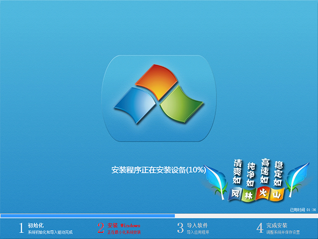风林火山 GHOST Win7 SP1 装机旗舰版 V2014.04(32位)